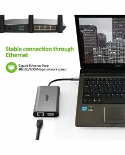 Remise 🧨 Acer 11in1 Type C Dongle Avec Fil USB 3.2 Gen 1 (3.1 Gen 1) Type-C Argent 😍 11 Remise 🧨 Acer 11in1 Type C Dongle Avec Fil USB 3.2 Gen 1 (3.1 Gen 1) Type-C Argent 😍 -Lenovo shop acer 11in1 type c dongle avec fil u 3