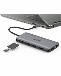 Sortie 🛒 Acer HP.DSCAB.009 Station D'accueil Avec Fil USB 3.2 Gen 1 (3.1 Gen 1) Type-C Argent ⌛ -Lenovo shop acer hp dscab 009 station d accueil 3
