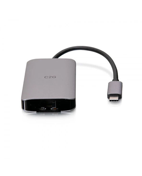 Promo 🎁 C2G Mini Station D’accueil USB-C 4 En 1 Avec HDMI, USB-A, Ethernet Et USB-C, Alimentation électrique Jusqu’à 100 W - 4K 30 Hz 🧨 4 Promo 🎁 C2G Mini Station D’accueil USB-C 4 En 1 Avec HDMI, USB-A, Ethernet Et USB-C, Alimentation électrique Jusqu’à 100 W - 4K 30 Hz 🧨 – Image 2