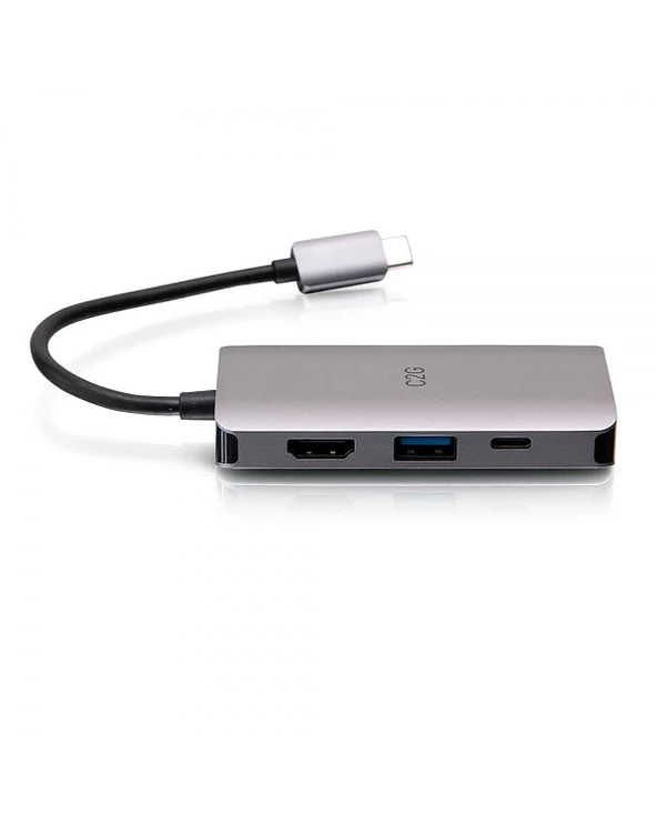 Promo 🎁 C2G Mini Station D’accueil USB-C 4 En 1 Avec HDMI, USB-A, Ethernet Et USB-C, Alimentation électrique Jusqu’à 100 W - 4K 30 Hz 🧨 6 Promo 🎁 C2G Mini Station D’accueil USB-C 4 En 1 Avec HDMI, USB-A, Ethernet Et USB-C, Alimentation électrique Jusqu’à 100 W - 4K 30 Hz 🧨 – Image 4