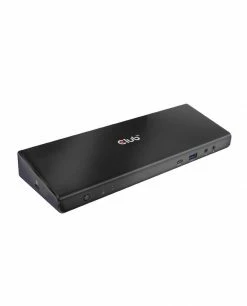 Offres 💯 CLUB3D CSV-1562 Station D'accueil USB 3.2 Gen 1 (3.1 Gen 1) Type-C Noir 🥰