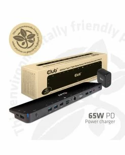 Meilleur prix 👏 CLUB3D CSV-1564-W65 Station D'accueil USB 3.2 Gen 1 (3.1 Gen 1) Type-B Noir 🧨 -Lenovo shop club3d csv 1564 w65 station d accue 3