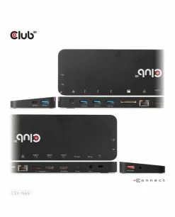Sortie 😍 CLUB3D CSV-1566 Station D'accueil USB 3.2 Gen 1 (3.1 Gen 1) Type-C ⌛ -Lenovo shop club3d csv 1566 station d accueil u 2