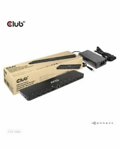 Sortie 😍 CLUB3D CSV-1566 Station D'accueil USB 3.2 Gen 1 (3.1 Gen 1) Type-C ⌛ -Lenovo shop club3d csv 1566 station d accueil u 3