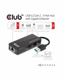 Les meilleures critiques de 🛒 CLUB3D USB 3.0 Hub 3-Port With Gigabit Ethernet 🎁 -Lenovo shop club3d usb 3 0 hub 3 port with giga 4
