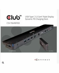 Coupon 🧨 CLUB3D USB 3.2 GEN1 C TRIPLE DISPLAY DYNAMIC 100W PD CHARGING DOCK. THE 5 X USB-A PORTS Station D'accueil USB 3.2 Gen 1 (3.1 Gen ✨ -Lenovo shop club3d usb 3 2 gen1 c triple displa 3