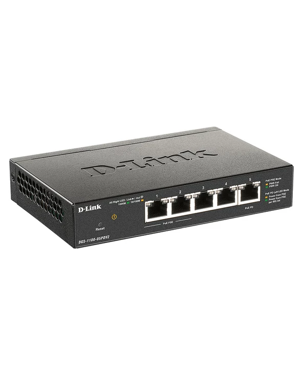 Offres 🎉 D-Link DGS-1100-05PDV2 Commutateur Réseau Gigabit Ethernet (10/100/1000) Noir Connexion Ethernet, Supportant L'alimentation Via 🥰 5 Offres 🎉 D-Link DGS-1100-05PDV2 Commutateur Réseau Gigabit Ethernet (10/100/1000) Noir Connexion Ethernet, Supportant L'alimentation Via 🥰 – Image 3