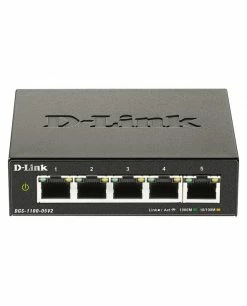 Coupon 🔥 D-Link DGS-1100-05V2 Commutateur Réseau Gigabit Ethernet (10/100/1000) Noir 🛒