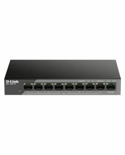Promo 🔥 D-Link DSS-100E-9P Commutateur Réseau Non-géré Fast Ethernet (10/100) Connexion Ethernet, Supportant L'alimentation Via Ce Port 💯