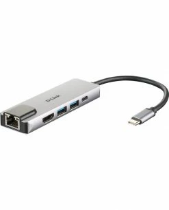 Offres 🔥 D-Link DUB-M520 Station D'accueil Avec Fil Thunderbolt 3 Aluminium, Noir 🧨