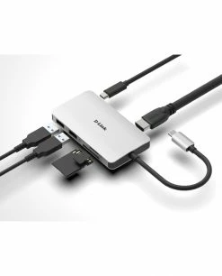 Tout neuf ⭐ D-Link DUB-M610 Station D'accueil Avec Fil USB 3.2 Gen 1 (3.1 Gen 1) Type-C Aluminium, Noir ???? -Lenovo shop d link dub m610 station d accueil a 4