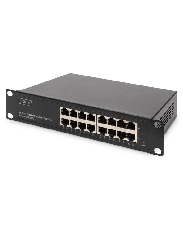 De gros 😉 Digitus Commutateur Gigabit Ethernet 10 Pouces 16 Ports, Non Administré 👍 3 De gros 😉 Digitus Commutateur Gigabit Ethernet 10 Pouces 16 Ports, Non Administré 👍