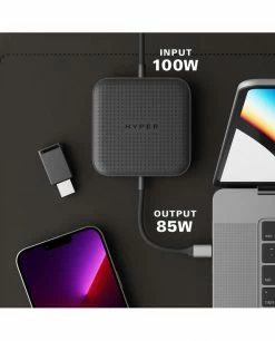 Tout neuf 🎉 HYPER HD583-GL Station D'accueil USB 3.2 Gen 1 (3.1 Gen 1) Type-C Noir ✨ -Lenovo shop hyper hd583 gl station d accueil us 5