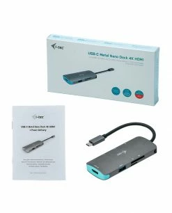 De gros 🔔 I-tec Metal USB-C Nano Dock 4K HDMI + Power Delivery 100 W 🛒 -Lenovo shop i tec metal usb c nano dock 4k hdmi 4