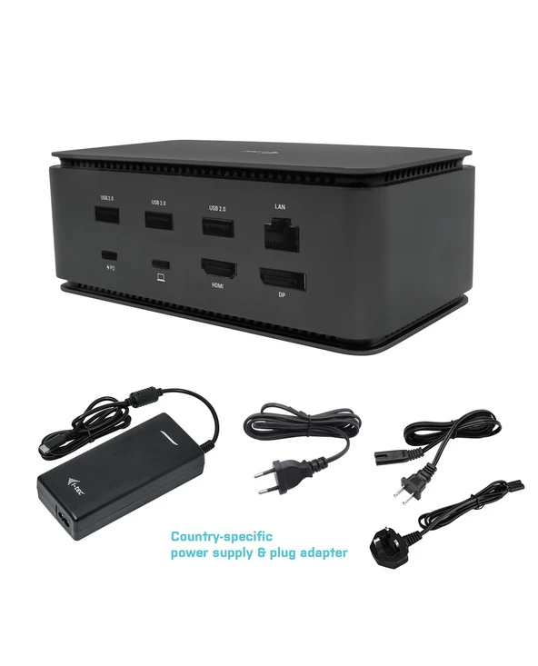 Grosses soldes 🤩 I-tec Metal USB4 Docking Station Dual 4K HDMI DP With Power Delivery 80 W + Universal Charger 112 W 😀 5 Grosses soldes 🤩 I-tec Metal USB4 Docking Station Dual 4K HDMI DP With Power Delivery 80 W + Universal Charger 112 W 😀 – Image 3