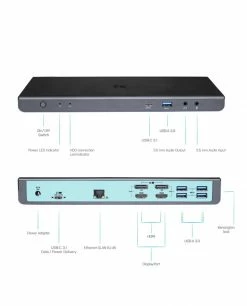 Promo ✨ I-tec USB 3.0 / USB-C / Thunderbolt 3 Dual Display Docking Station + Power Delivery 85W 😍 -Lenovo shop i tec usb 3 0 usb c thunderbolt 32