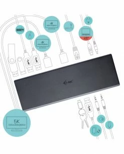 Promo ✨ I-tec USB 3.0 / USB-C / Thunderbolt 3 Dual Display Docking Station + Power Delivery 85W 😍 -Lenovo shop i tec usb 3 0 usb c thunderbolt 33