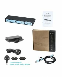 Promo ✨ I-tec USB 3.0 / USB-C / Thunderbolt 3 Dual Display Docking Station + Power Delivery 85W 😍 -Lenovo shop i tec usb 3 0 usb c thunderbolt 34
