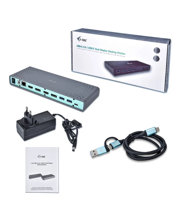 Le moins cher ⭐ I-tec USB 3.0 / USB-C / Thunderbolt 3 Dual Display Docking Station 🎁 7 Le moins cher ⭐ I-tec USB 3.0 / USB-C / Thunderbolt 3 Dual Display Docking Station 🎁 – Image 5