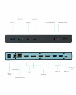 Le moins cher 👍 I-tec USB 3.0 / USB-C / Thunderbolt 3 Dual Display Docking Station + Power Delivery 65W 🔥 -Lenovo shop i tec usb 3 0 usb c thunderbolt 9