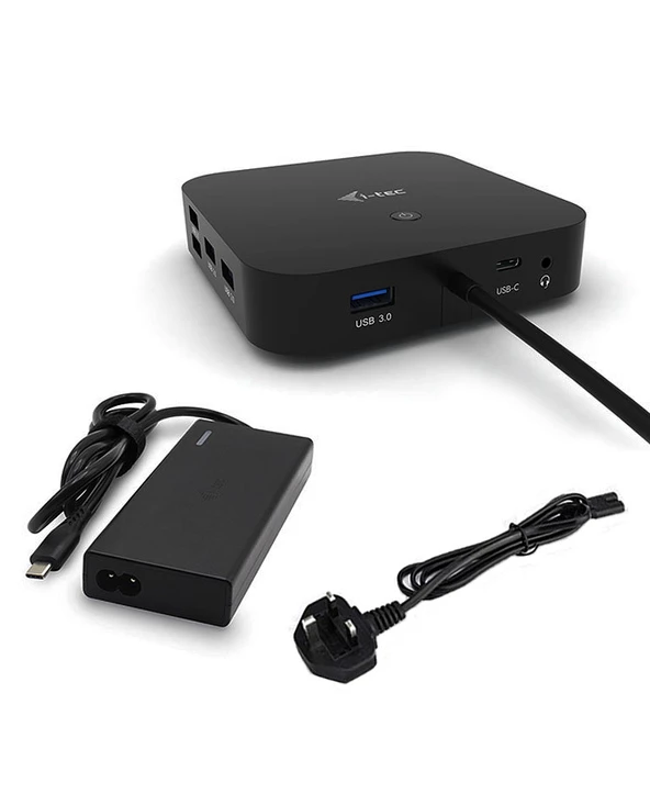 Vente flash 😍 I-tec USB-C Dual Display Docking Station With Power Delivery 65W + Universal Charger 77 W 😍 3 Vente flash 😍 I-tec USB-C Dual Display Docking Station With Power Delivery 65W + Universal Charger 77 W 😍