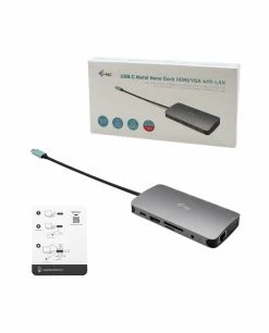 Grosses soldes 🤩 I-tec USB-C Metal Nano Dock HDMI/VGA With LAN + Charger 112W 🔔 12 Grosses soldes 🤩 I-tec USB-C Metal Nano Dock HDMI/VGA With LAN + Charger 112W 🔔 -Lenovo shop i tec usb c metal nano dock hdmi vg 4