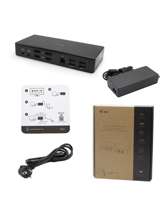 Meilleur prix 😉 I-tec USB-C Quattro Display Docking Station With Power Delivery 85 W 🌟 7 Meilleur prix 😉 I-tec USB-C Quattro Display Docking Station With Power Delivery 85 W 🌟 – Image 5