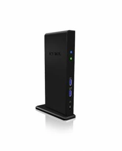 De gros ✔️ ICY BOX IB-DK2241AC Avec Fil USB 3.2 Gen 1 (3.1 Gen 1) Type-A Noir ⌛