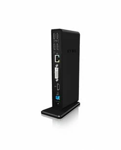 De gros ✔️ ICY BOX IB-DK2241AC Avec Fil USB 3.2 Gen 1 (3.1 Gen 1) Type-A Noir ⌛ -Lenovo shop icy box ib dk2241ac avec fil usb 3 1 2