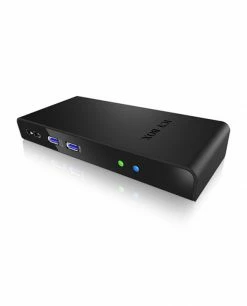 De gros ✔️ ICY BOX IB-DK2241AC Avec Fil USB 3.2 Gen 1 (3.1 Gen 1) Type-A Noir ⌛ -Lenovo shop icy box ib dk2241ac avec fil usb 3 1 3