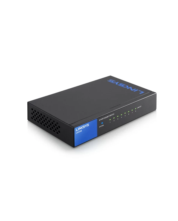Acheter ❤️ Linksys Commutateur De Bureau Gigabit à 8 Ports (LGS108) ❤️ 3 Acheter ❤️ Linksys Commutateur De Bureau Gigabit à 8 Ports (LGS108) ❤️