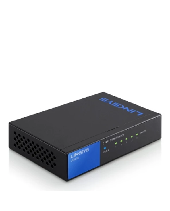 Remise 🎉 Linksys LGS105 Non-géré Gigabit Ethernet (10/100/1000) Noir, Bleu 🔔 8 Remise 🎉 Linksys LGS105 Non-géré Gigabit Ethernet (10/100/1000) Noir, Bleu 🔔 – Image 6