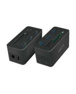 De gros 🔔 LogiLink UA0370 Station D'accueil Avec Fil USB 3.2 Gen 1 (3.1 Gen 1) Type-C Noir ⌛ -Lenovo shop logilink ua0370 station d accueil a 3