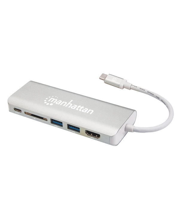Coupon ✔️ Manhattan 152075 Hub & Concentrateur USB 3.2 Gen 2 (3.1 Gen 2) Type-C 40000 Mbit/s Aluminium 🔔 5 Coupon ✔️ Manhattan 152075 Hub & Concentrateur USB 3.2 Gen 2 (3.1 Gen 2) Type-C 40000 Mbit/s Aluminium 🔔 – Image 3