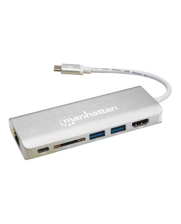 Coupon ✔️ Manhattan 152075 Hub & Concentrateur USB 3.2 Gen 2 (3.1 Gen 2) Type-C 40000 Mbit/s Aluminium 🔔 3 Coupon ✔️ Manhattan 152075 Hub & Concentrateur USB 3.2 Gen 2 (3.1 Gen 2) Type-C 40000 Mbit/s Aluminium 🔔