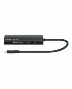 Sortie 🌟 Manhattan 152440 Hub & Concentrateur USB Type-C 800 Mbit/s Noir 🎉 -Lenovo shop manhattan 152440 hub concentrateu 2