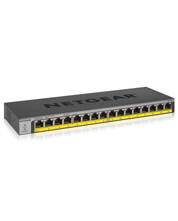 Meilleure affaire ❤️ Netgear GS116LP Non-géré Gigabit Ethernet (10/100/1000) Noir Connexion Ethernet, Supportant L'alimentation Via Ce Port (PoE) 🤩 3 Meilleure affaire ❤️ Netgear GS116LP Non-géré Gigabit Ethernet (10/100/1000) Noir Connexion Ethernet, Supportant L'alimentation Via Ce Port (PoE) 🤩