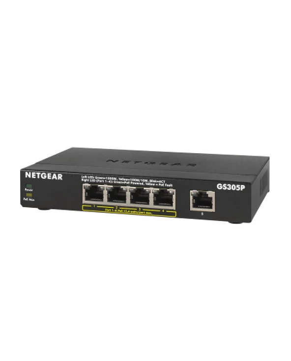 De gros ???? Netgear GS305Pv2 Non-géré Gigabit Ethernet (10/100/1000) Connexion Ethernet, Supportant L'alimentation Via Ce Port (PoE) Noir ✨ 3 De gros ???? Netgear GS305Pv2 Non-géré Gigabit Ethernet (10/100/1000) Connexion Ethernet, Supportant L'alimentation Via Ce Port (PoE) Noir ✨