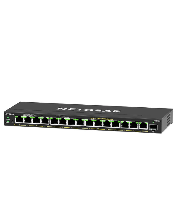 De gros 🧨 NETGEAR GS316EP-100PES Commutateur Réseau Géré Gigabit Ethernet (10/100/1000) Connexion Ethernet, Supportant L'alimentation Via 🎁 5 De gros 🧨 NETGEAR GS316EP-100PES Commutateur Réseau Géré Gigabit Ethernet (10/100/1000) Connexion Ethernet, Supportant L'alimentation Via 🎁 – Image 3