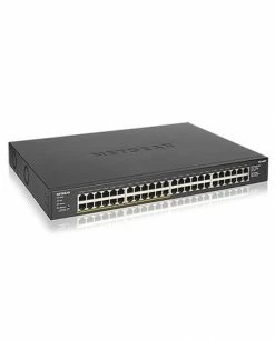 Vente flash 🌟 Netgear GS348PP Non-géré Gigabit Ethernet (10/100/1000) Noir Connexion Ethernet, Supportant L'alimentation Via Ce Port (PoE) 🔔