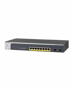 De gros 👏 Netgear GS510TPP Géré L2/L3/L4 Gigabit Ethernet (10/100/1000) Noir Connexion Ethernet, Supportant L'alimentation Via Ce Port (Po 🎉