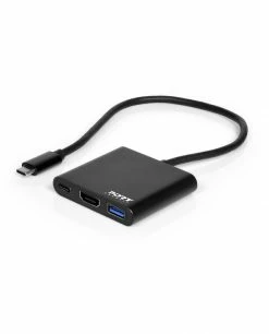 Bon marché ⭐ Port Designs 900140 Station D'accueil Avec Fil USB 3.2 Gen 1 (3.1 Gen 1) Type-C Noir 🔥