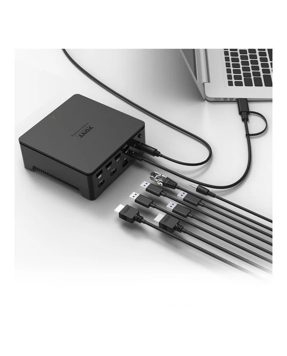 Sortie 😍 Port Designs 901908-W-EU Station D'accueil Avec Fil USB 3.2 Gen 1 (3.1 Gen 1) Type-A Noir 🔔 5 Sortie 😍 Port Designs 901908-W-EU Station D'accueil Avec Fil USB 3.2 Gen 1 (3.1 Gen 1) Type-A Noir 🔔 – Image 3
