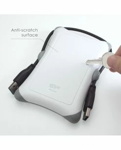 Promo 👍 Silicon Power Armor A30 Disque Dur Externe 1000 Go Blanc 🔥