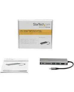 Sortie 🔥 StarTech.com Adaptateur Multiport USB-C Avec HDMI 4K - Lecteur De Carte SD Et PD 3.0 👏 -Lenovo shop startech com adaptateur multiport u 27
