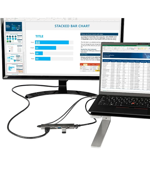Le moins cher đ„ StarTech.com Adaptateur Multiport USB-C - USB Type C Vers HDMI 2.0 4K 60Hz, Alimentation 100W Passthrough, SD/MicroSD, Hub 2 Por â 5 Le moins cher đ„ StarTech.com Adaptateur Multiport USB-C - USB Type C Vers HDMI 2.0 4K 60Hz, Alimentation 100W Passthrough, SD/MicroSD, Hub 2 Por â â Image 3