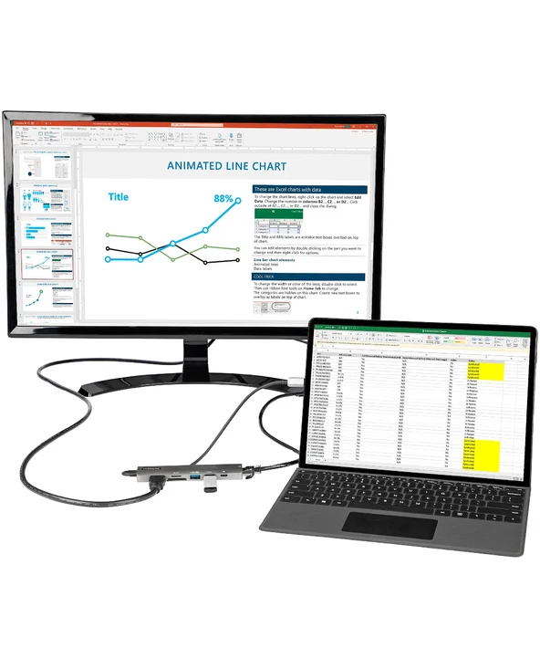 Le moins cher đ„ StarTech.com Adaptateur Multiport USB-C - USB Type C Vers HDMI 2.0 4K 60Hz, Alimentation 100W Passthrough, SD/MicroSD, Hub 2 Por â 6 Le moins cher đ„ StarTech.com Adaptateur Multiport USB-C - USB Type C Vers HDMI 2.0 4K 60Hz, Alimentation 100W Passthrough, SD/MicroSD, Hub 2 Por â â Image 4