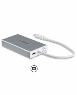 Acheter 💯 StarTech.com Adaptateur Multiport USB-C Pour Ordinateur Portable - Power Delivery - HDMI 4K - GbE - USB 3.0 - Argent Et Blanc 👏 -Lenovo shop startech com adaptateur multiport u 55