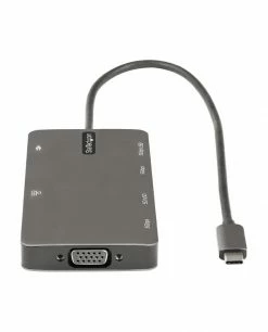 Bon marché 👍 StarTech.com Adaptateur Multiport USB-C - Dock De Voyage HDMI 4K 30Hz Ou VGA - Hub USB 3.0 5Gbps (Ports USB A / USB C) - 100W Po 🔥 -Lenovo shop startech com adaptateur multiport u 67