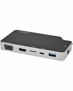 Tout neuf 🤩 StarTech.com Adaptateur Multiport USB C - USB-C Vers 4K HDMI Ou VGA Avec 100W Power Delivery Pass-through, 2-Port 10Gbps USB Hub 😍